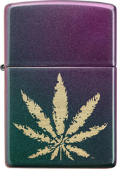 Zippo Feuerzeug "Iridescent Cannabis" 