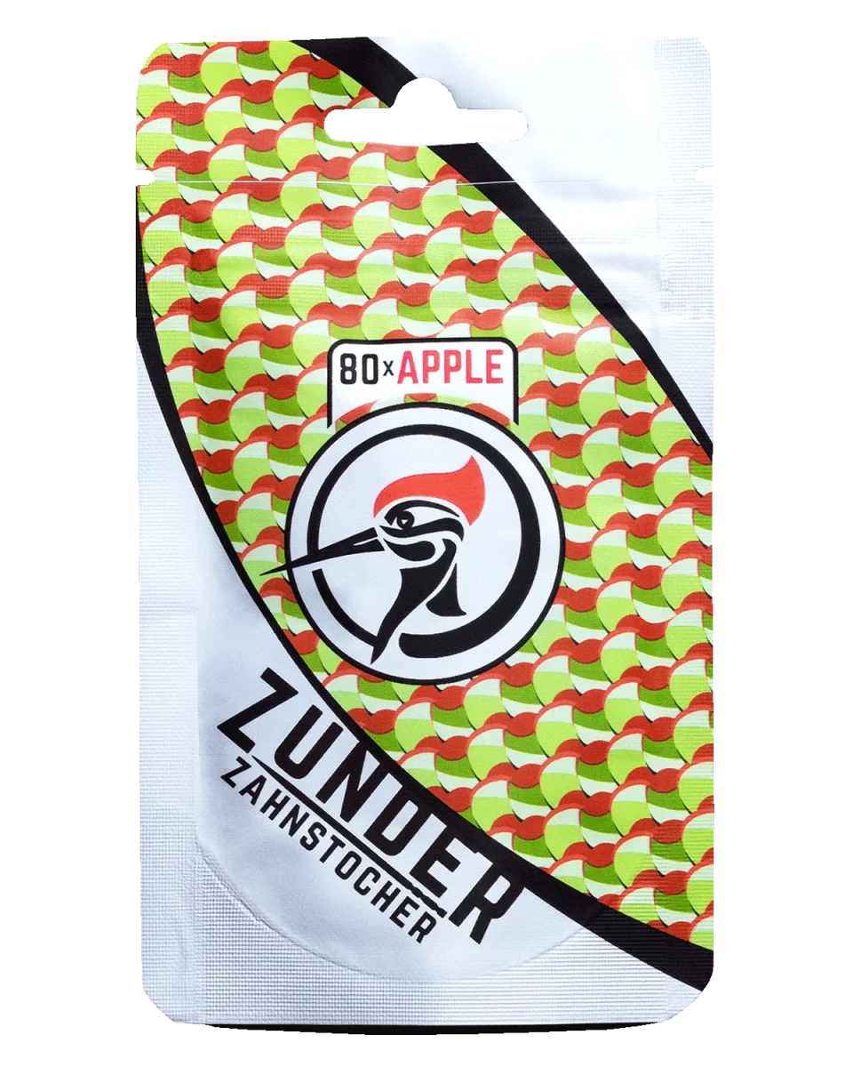 Zunder Zahnstocher - Apple - Bag - 80 Stück
