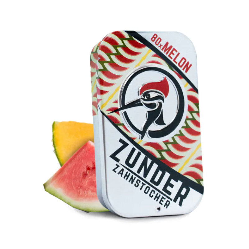 Zunder Zahnstocher - Melon - Box - 80 Stück