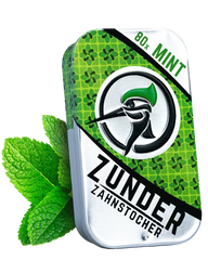 Zunder Zahnstocher - Mint - Box - 80 Stück