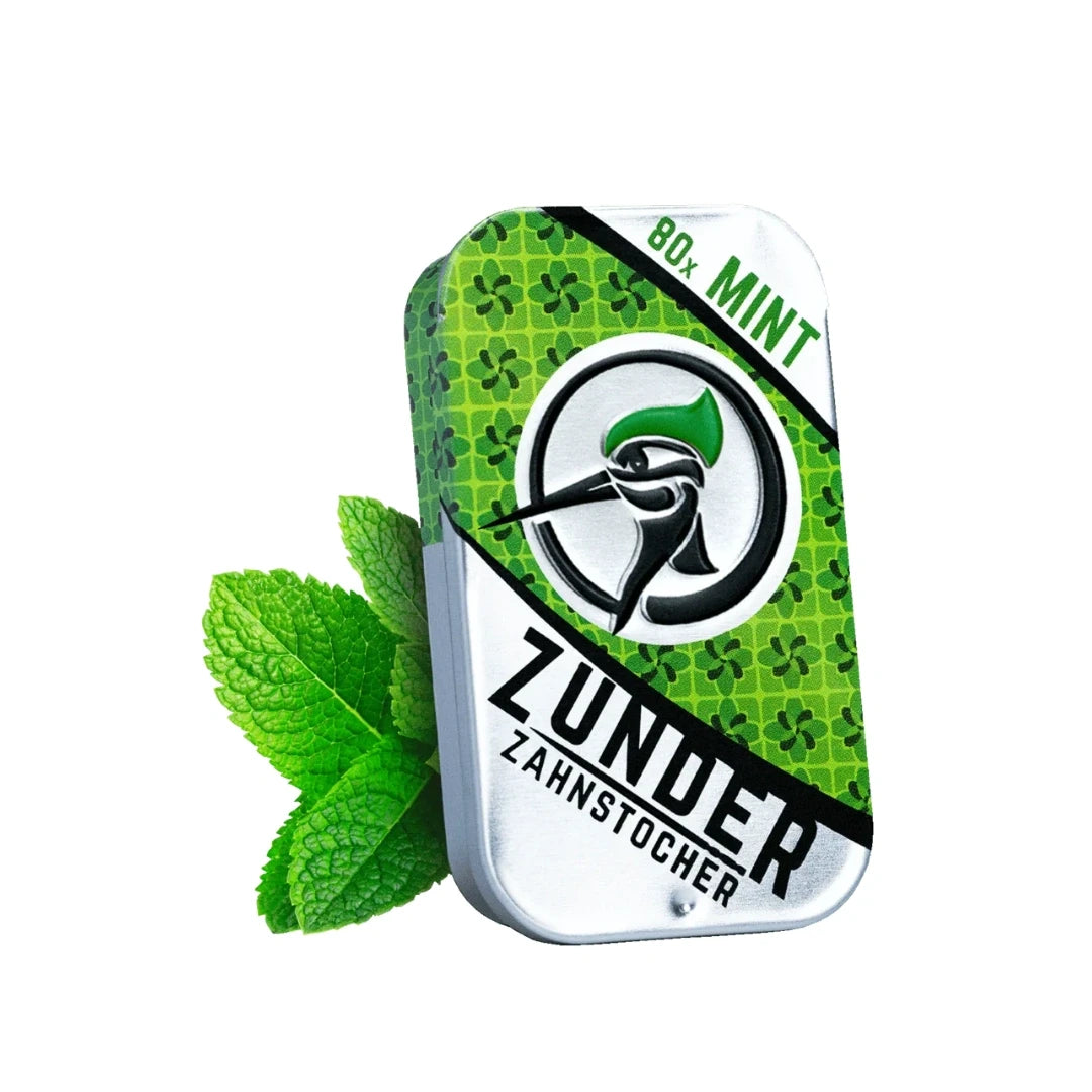 Zunder Zahnstocher mit Geschmack - Mint