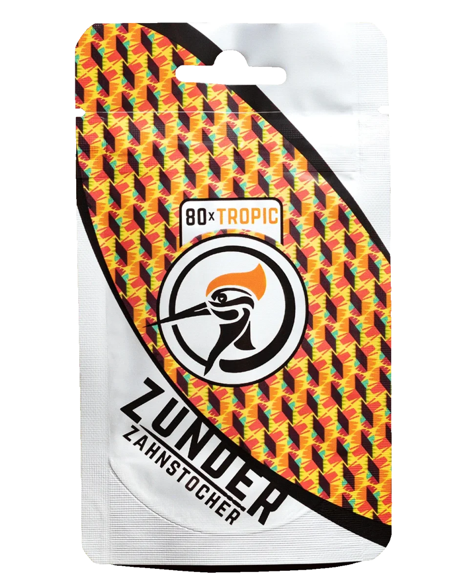 Zunder Zahnstocher - Tropic - Bag - 80 Stück