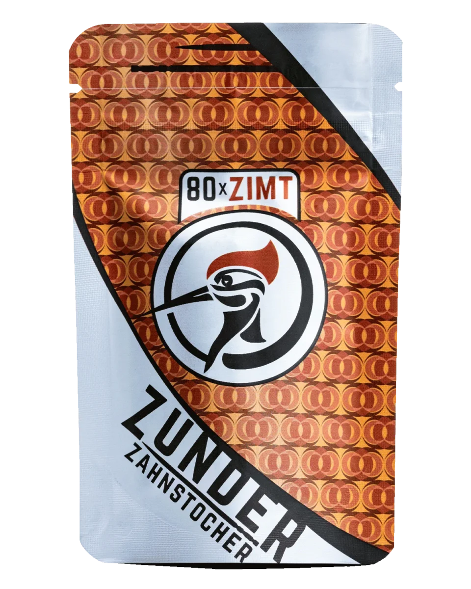 Zunder Zahnstocher - Zimt - Bag - 80 Stück