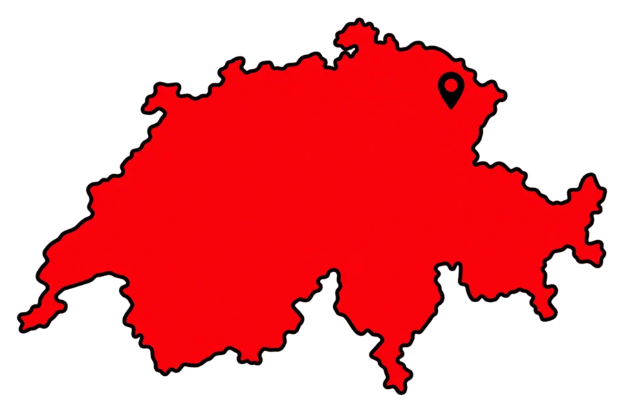 Umriss der Schweiz