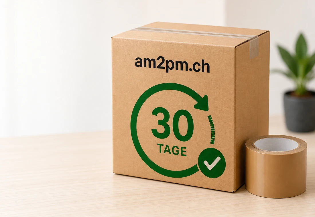 am2pm.ch Paket mit 30-Tage-Rückgabegarantie
