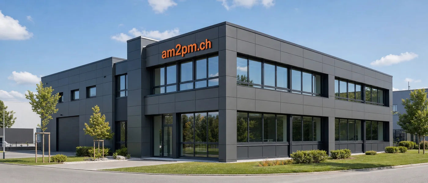 Modernes Firmengebäude von am2pm.ch